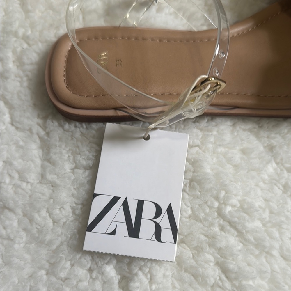 Zara Glittering Silver Bow Sandals - Picture 6 of 6